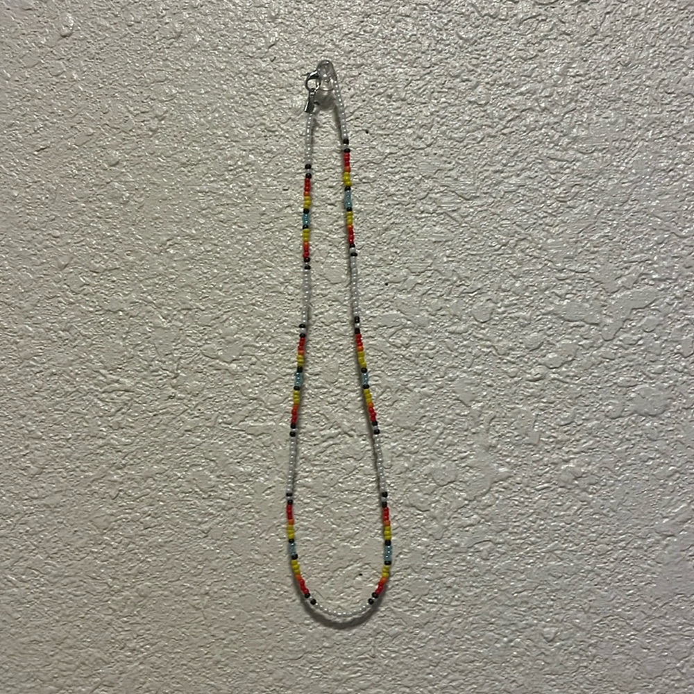 Handmade seed bead necklace